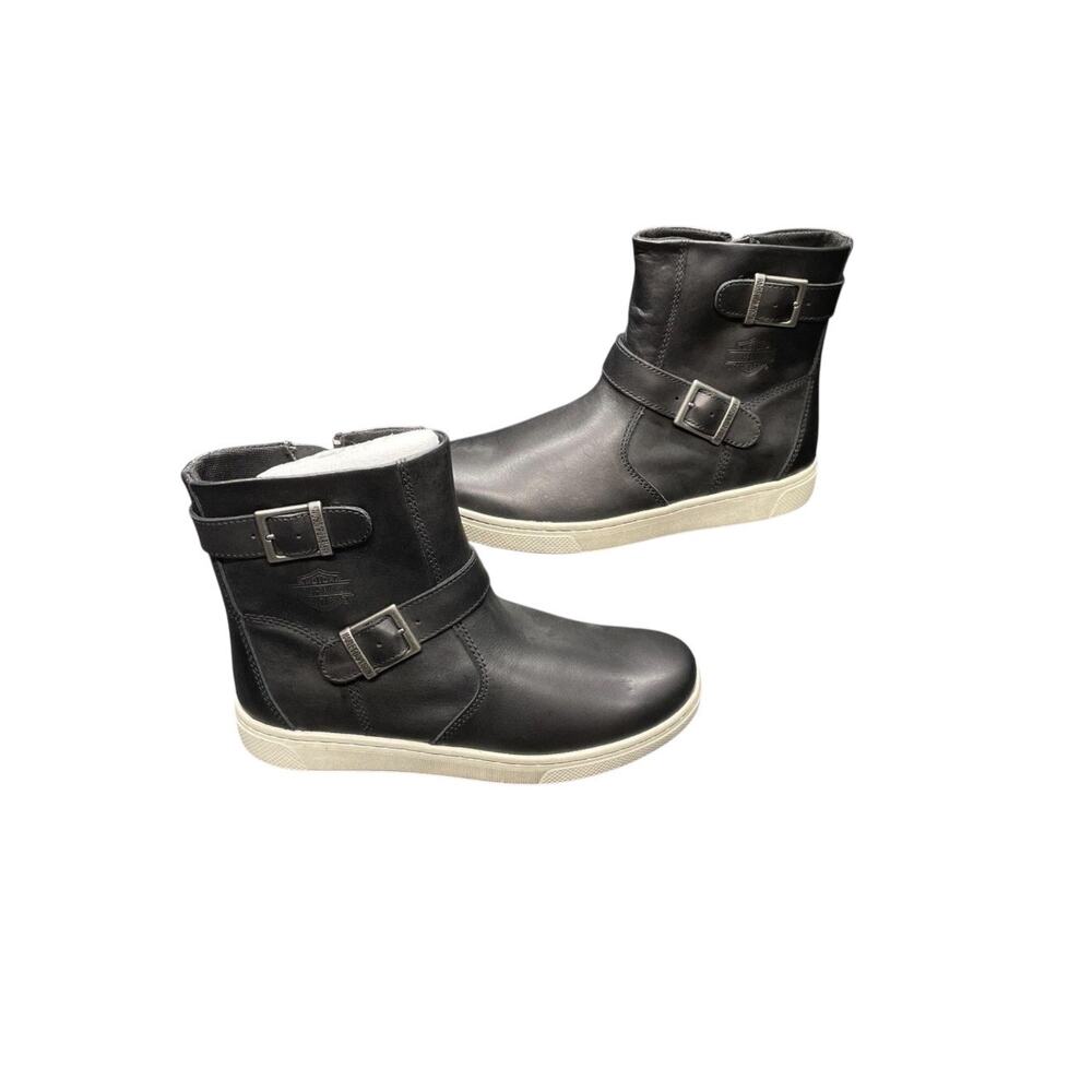 NWT Harley-Davidson Women's Bateman Engineer Leather Riding Boots Sz. 7.5 - Picture 4 of 7